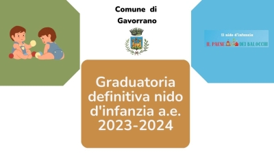 Graduatoria definitiva nido a.e. 2023-2024