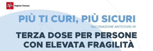 Terza dose vaccino anti-Covid per popolazione con elevata fragilità